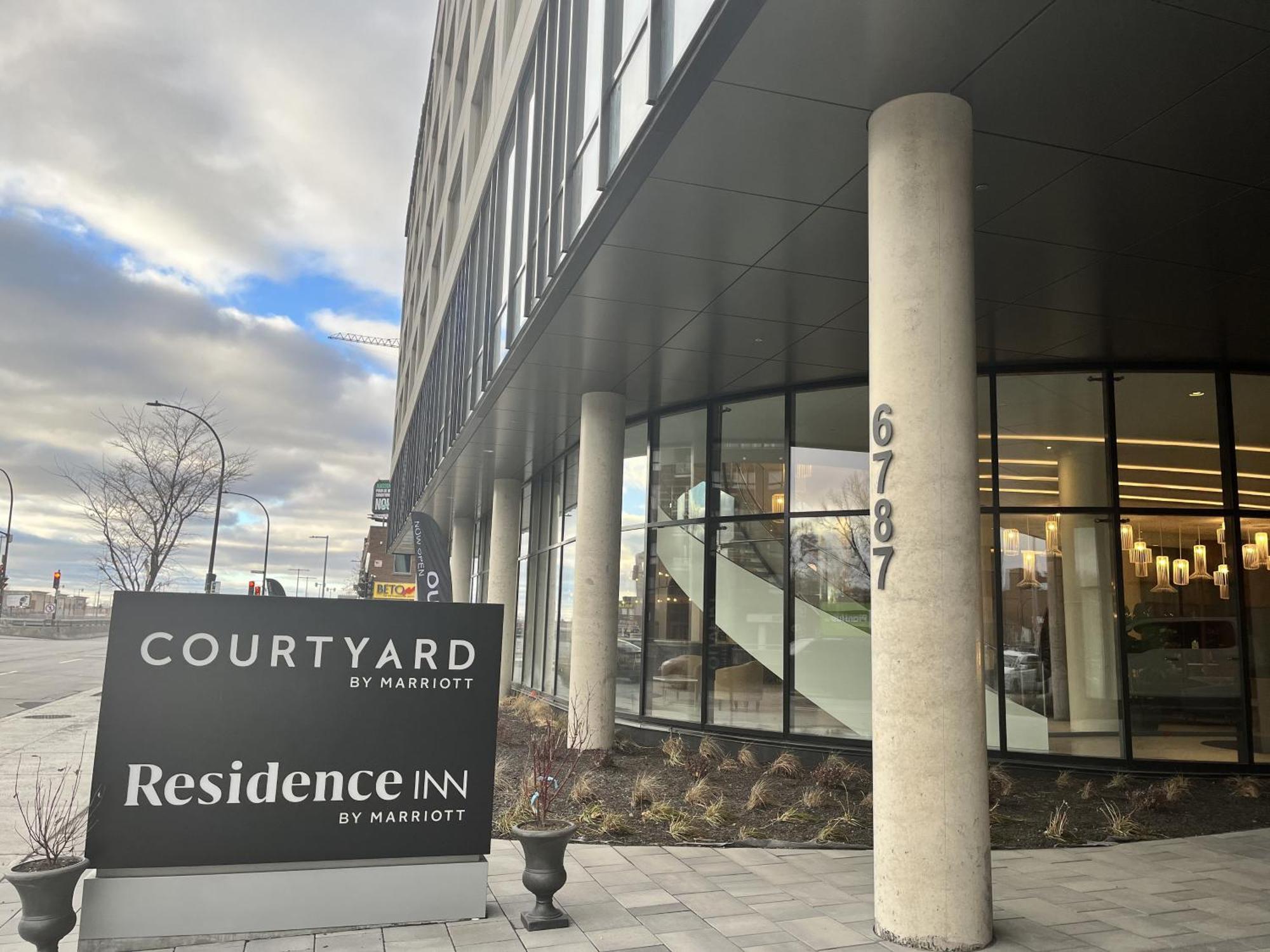 Residence Inn Montreal Midtown Exterior foto